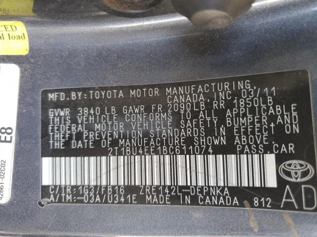 Toyota Corolla Base Image 12