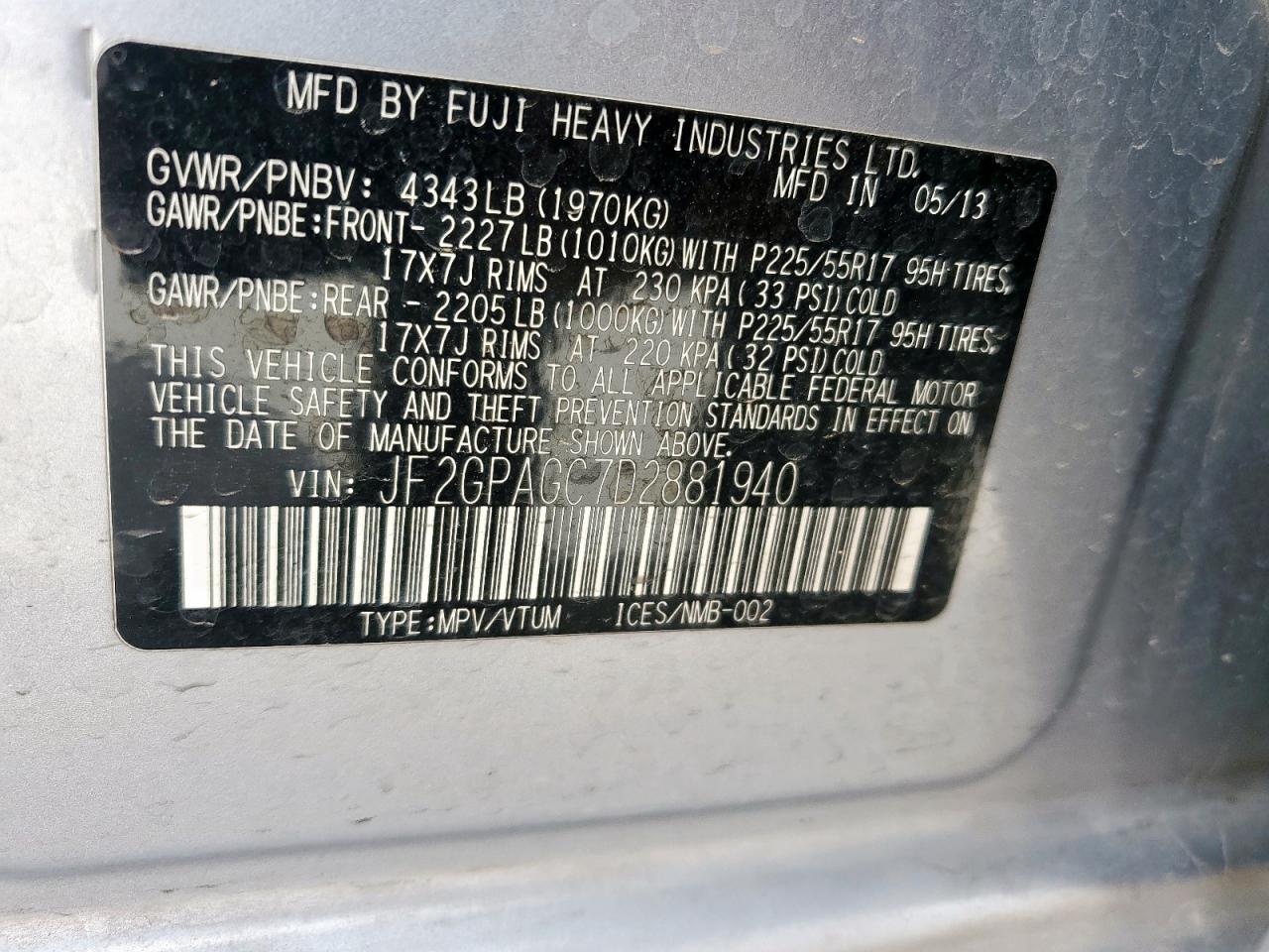 Subaru Xv 2.0 Limited Image 4