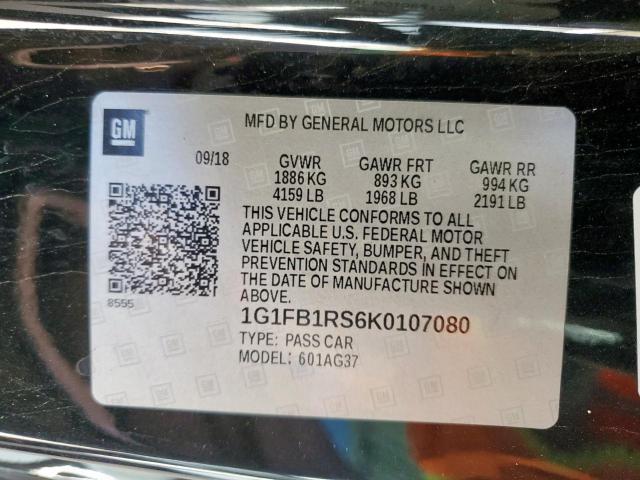 Chevrolet Camaro Ls Image 12