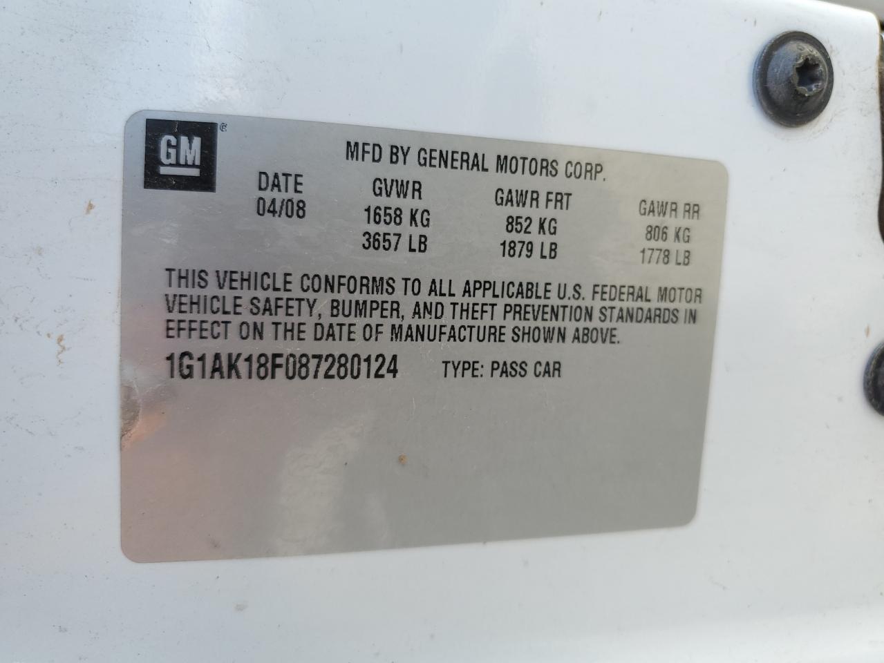 Chevrolet Cobalt Ls Image 8