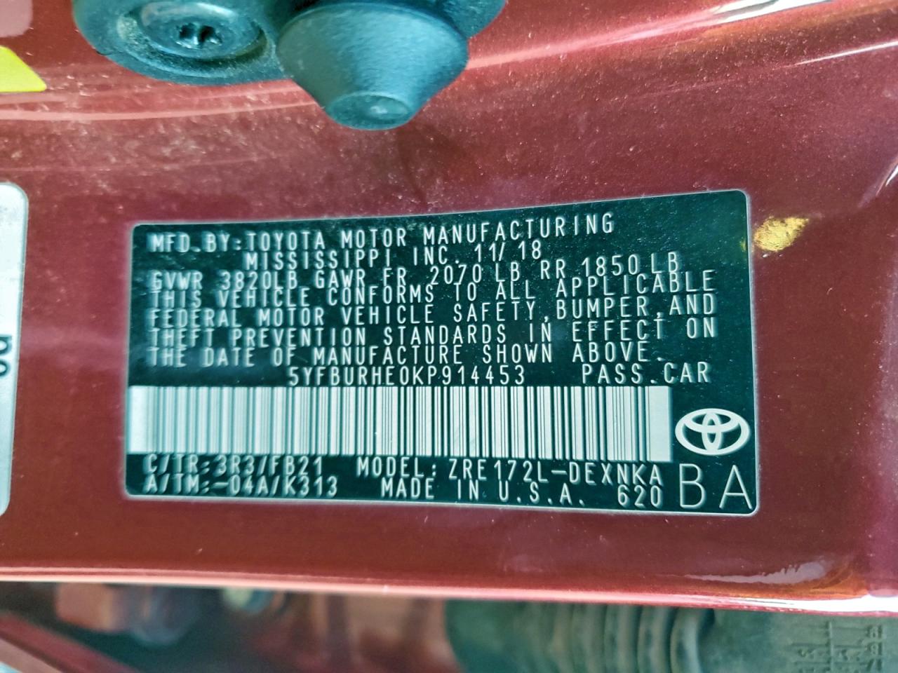 Toyota Corolla L Image 9