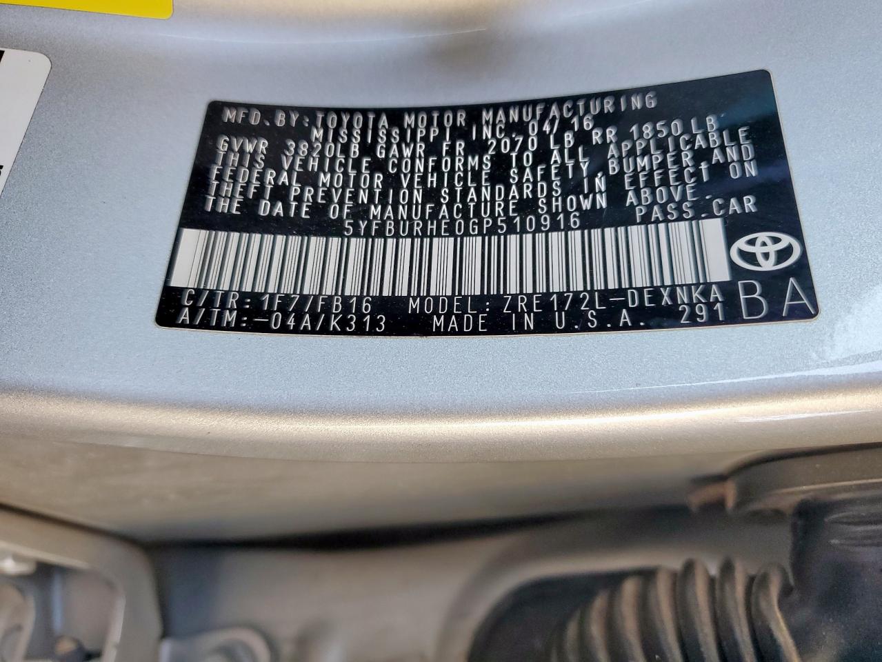 Toyota Corolla L Image 10