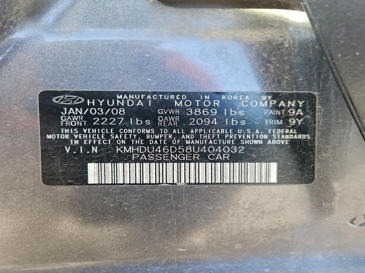 Hyundai ELANTRA Gls Image 12