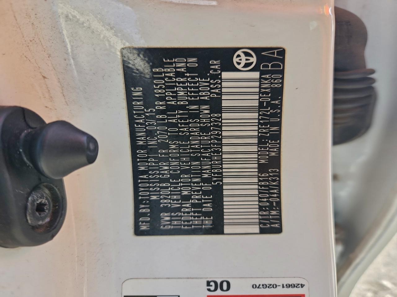 Toyota Corolla L Image 10