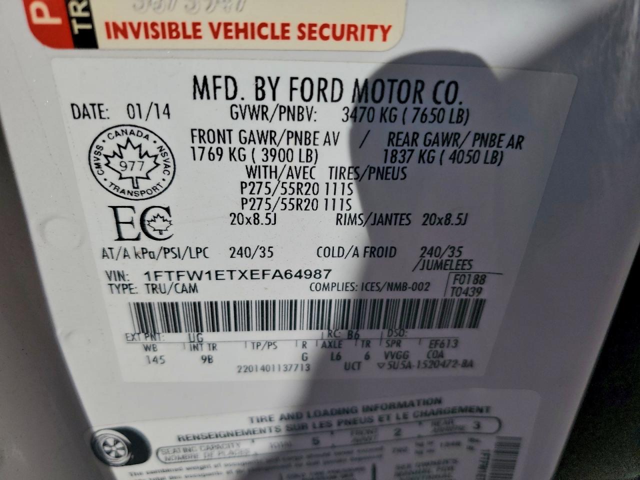 Ford F-150 Supercrew Image 8