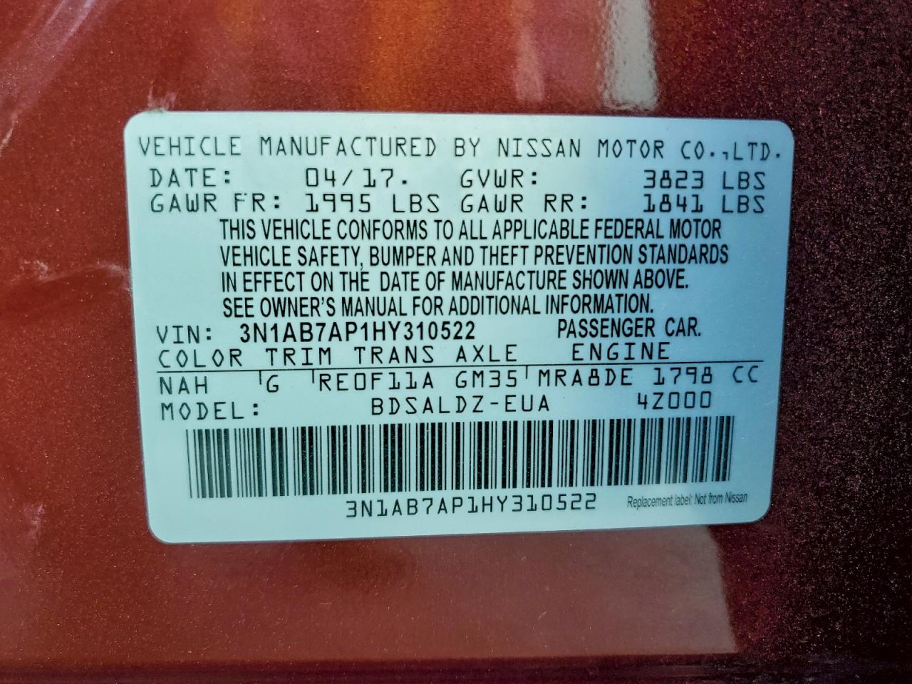 Nissan Sentra S Image 11