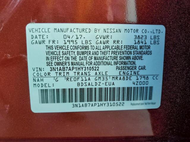 Nissan Sentra S Image 11