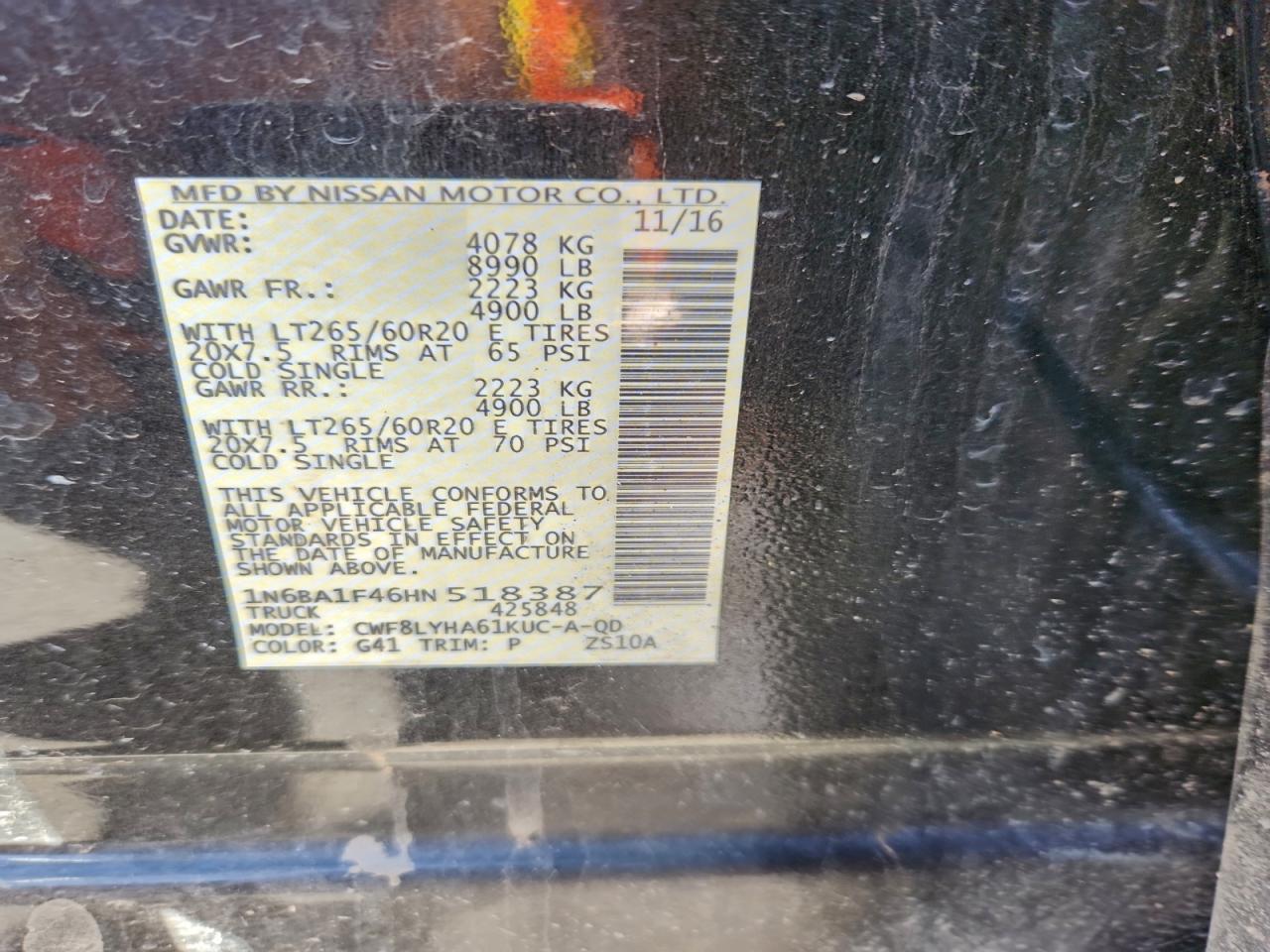 Nissan Titan Sl Image 12