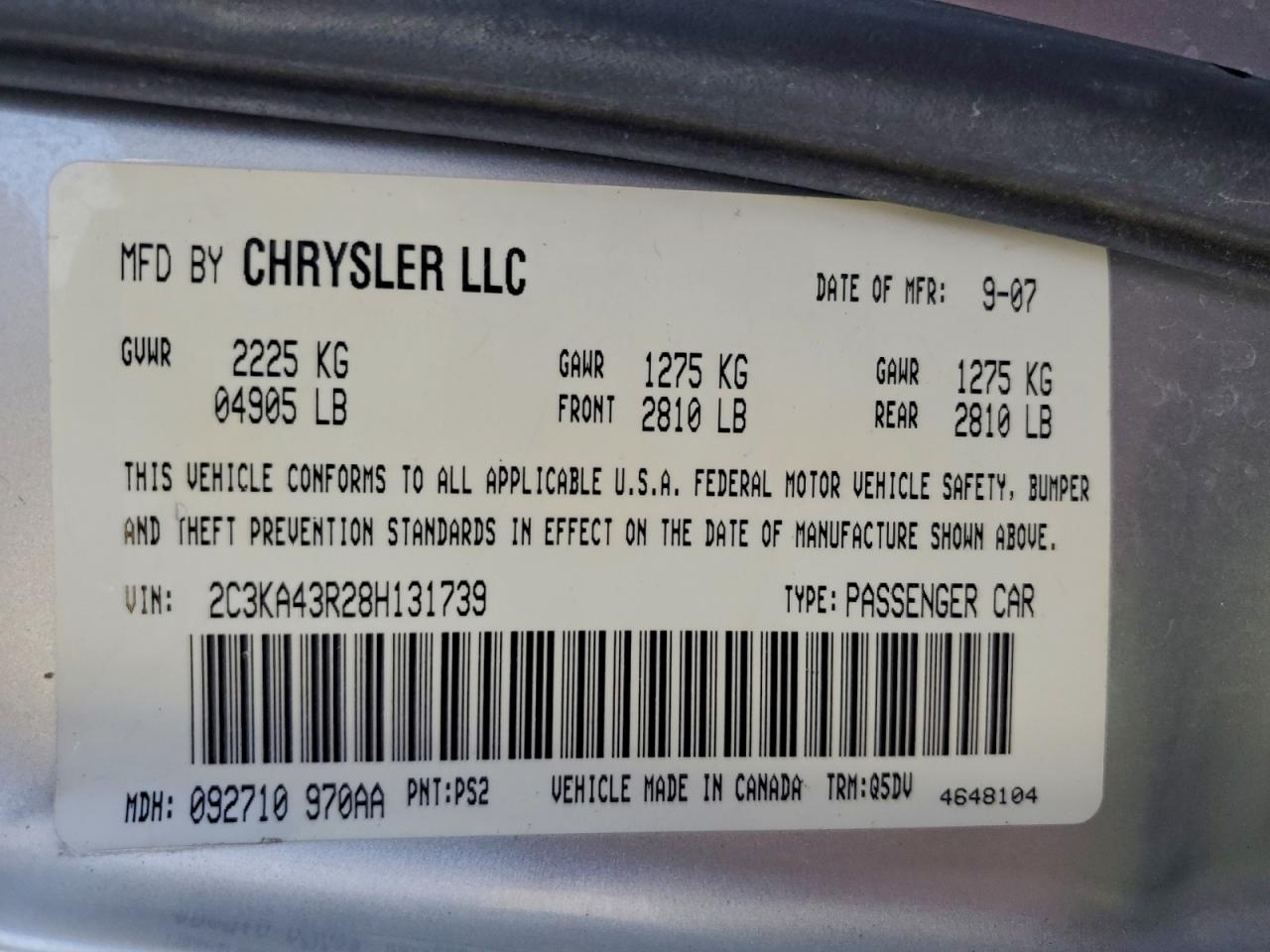 Chrysler 300 Lx Image 8
