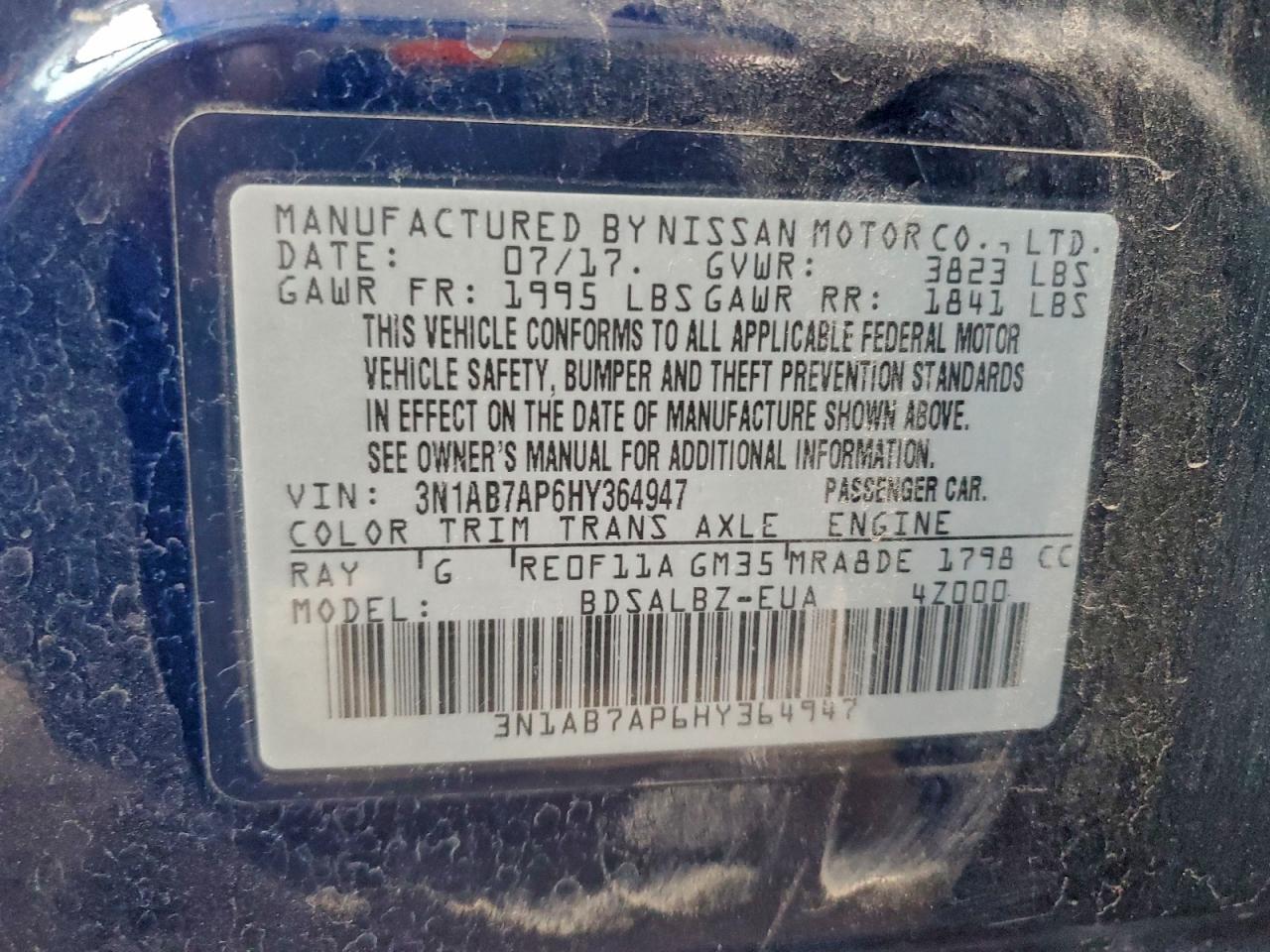 Nissan Sentra S Image 2