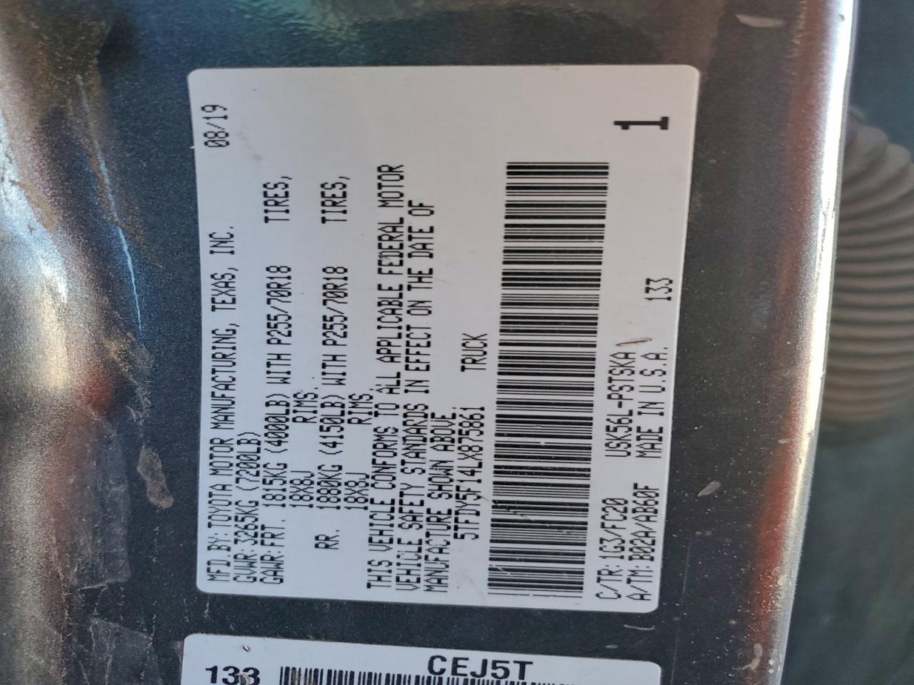 Toyota Tundra Crewmax Sr5 Image 11